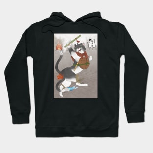 Cat of the five virtues Hoodie